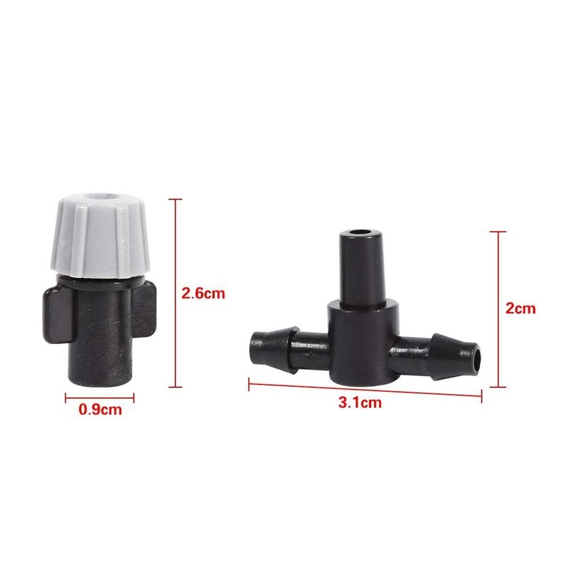 Raguso 20 Pieces Sprinkler Nozzles Sprinkler Heads Atomization Nozzle +