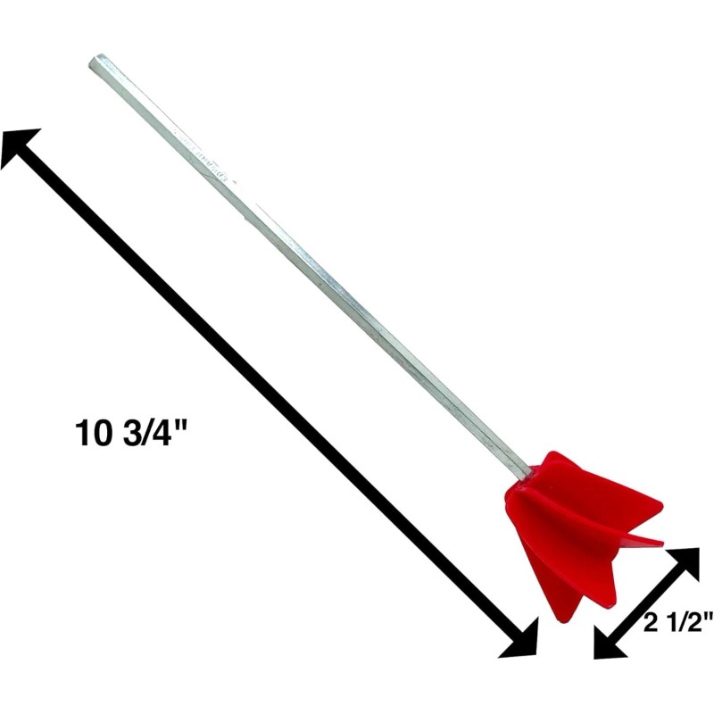 Durable Paint Mixer Drill Attachment - Even Flow Paddle for