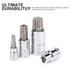 CASOMAN Master Torx Bit Socket and External Torx Socket Set,