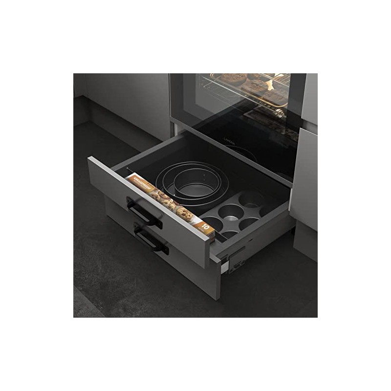 Ntresbonne 12 Pack 5 Inch 128 mm Matte Black Square