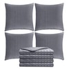Cushion Covers 45 x 45 cm Set of 4 Microfibre