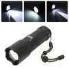 Super Bright Flashlight 5 Gears Zoomable Waterproof Rechargeable 40W High