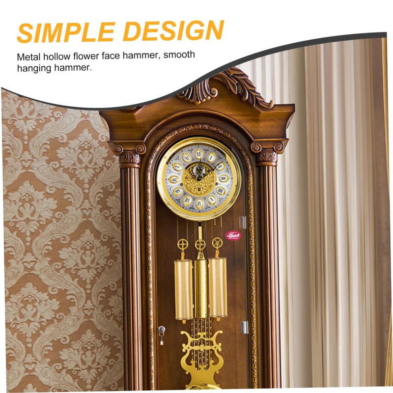 TEHAUX 5 Sets Heavy Duty Iron Clock Weight for Grandfather