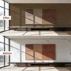 WADILE Peel and Stick Wood Slat Wall Panels 12x24in PVC