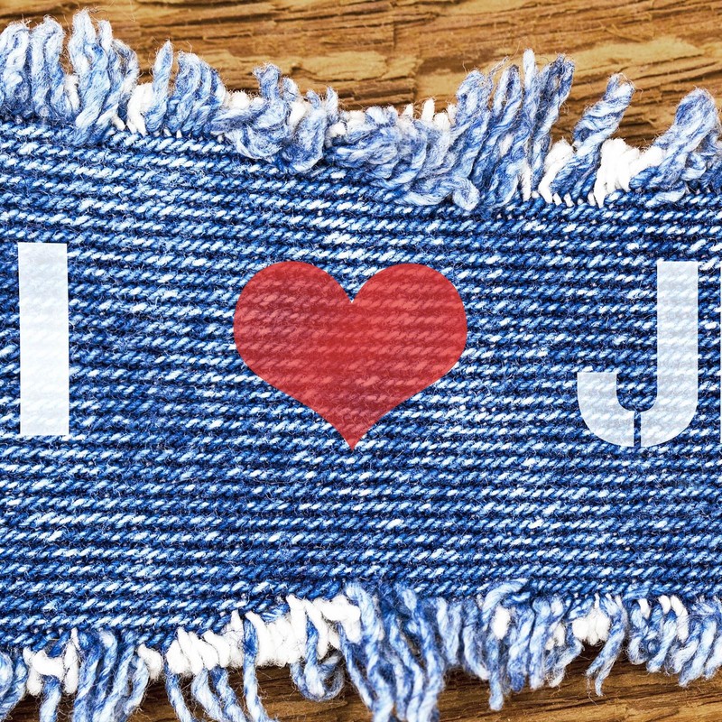 MECCANIXITY 6Pcs Iron-On Fabric Repair Patches, Rose Red, 4.9"x3.7", Rectangular,