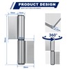NAUTYKIKS 4 Pack Weld On Lift Off Hinges, 3-1/4" Heavy