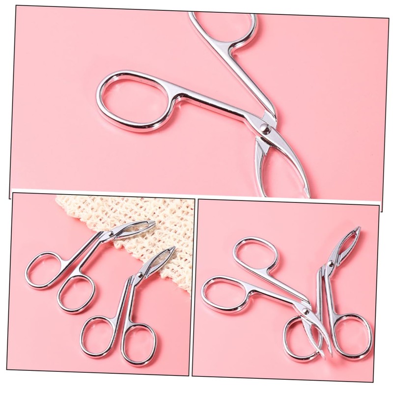 TOVINANNA Elegant Eyebrow Tweezers Precision Plucker Scissor Tweezers Set Stainless