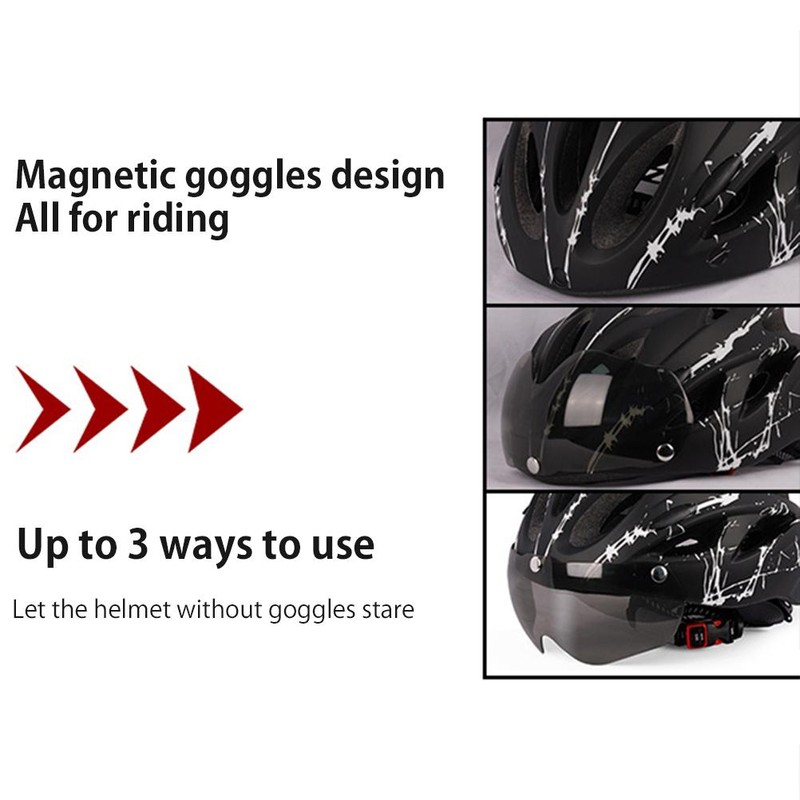 Helmet Cycling Helmet for Adult Men Women Protective Helmet with