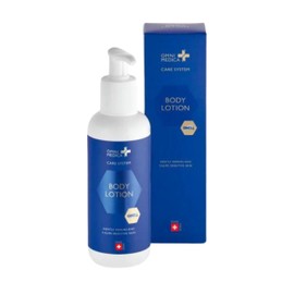 OMNIMEDICA Body Lotion – Regenerierende, hautneutrale Körperlotion gegen Pigmentflecken & Altersflecken – mit OM24® – für empfindliche Haut bei Damen, Herren & Kindern – vegan & Swiss Made
