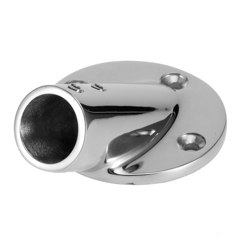 30 Degree Round Tube Base Hand Rail Railing Fitting 316