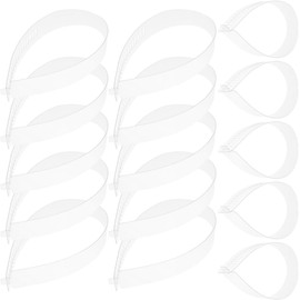 GLEAVI 60 Tiras Transparentes de PVC para Cuello de Camisa 47X35 CM Soporte Plástico Ajustable para Hombres y Mujeres Accesorios para Camisas Formales Mantenimiento de Cuello