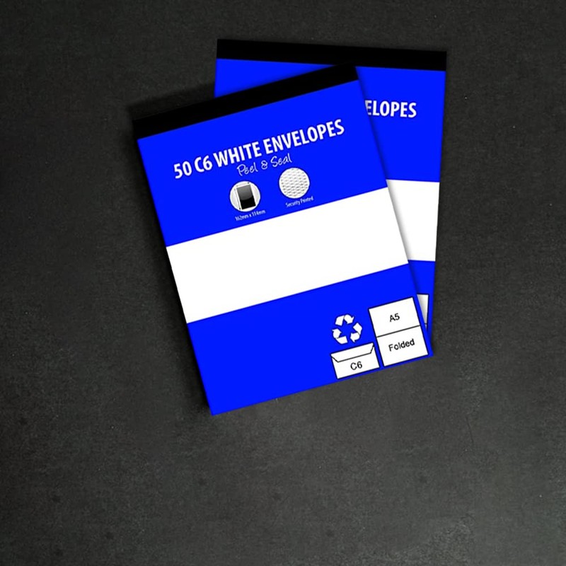 KARRMA | C6 Premium Quality Office White Mailing Envelopes 80