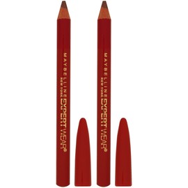Maybelline New York Makeup Expert Wear Twin Eyebrow Pencils and Eyeliner Pencils, Blonde Shade, 0.06 Ounce, 2 Count (Pack of 1)