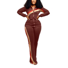 2 Piece Outfits for Women Tracksuit Set Jogging Suits Workout Gym Set Sweatpants Sport Sets Pocket