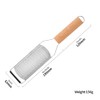 Kitchen Cheese Grater Lemon Zester Flat Handheld Grater Ergonomic Natural
