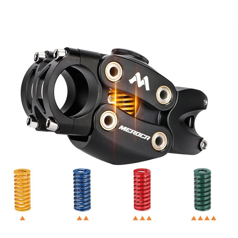 ShockStop Suspension Stem for Bicycles, Shock-Absorbing Bike Handlebar Stem for