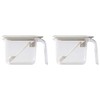 Marna K736W Seasoning Pot, White, Set of 2