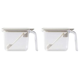 Marna K736W Seasoning Pot, White, Set of 2