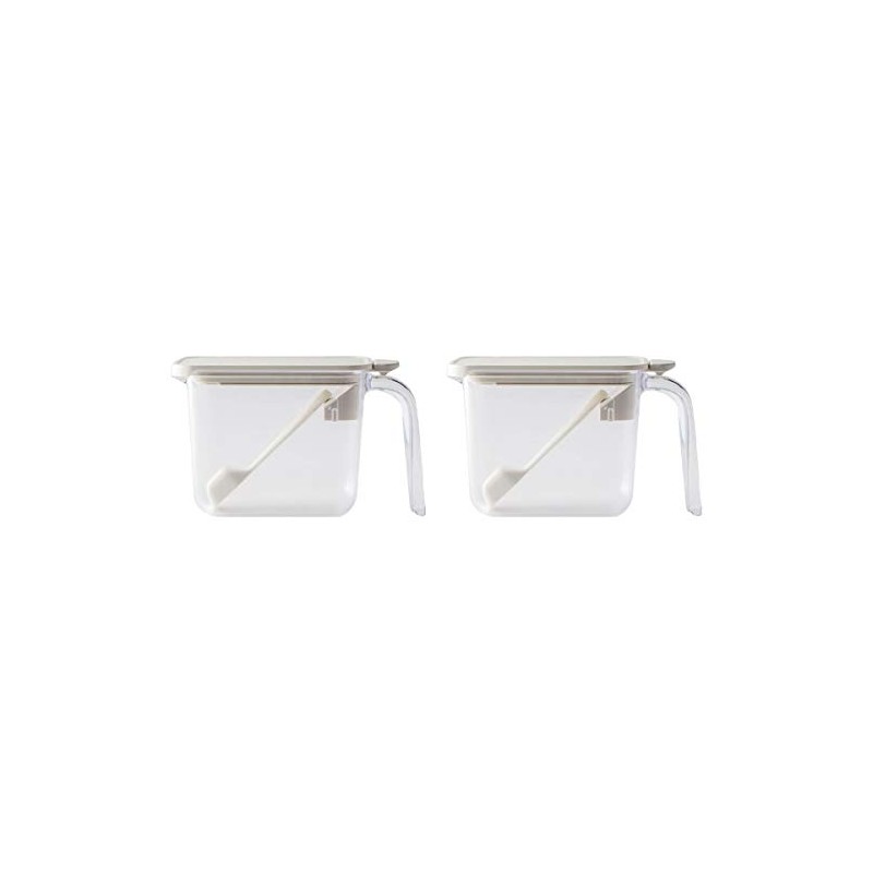 Marna K736W Seasoning Pot, White, Set of 2