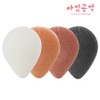 I'm Konjac Domestic Konjac Sponge Facial Cleansing Water Drop 4-Piece Set, 1 Piece / 아임곤약 국산 곤약스펀지 세안용 물방울 4종세트, 1개
