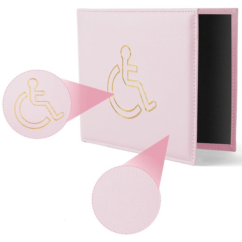 Vicloon Disabled Badge and Timer Holder, PU Leather Disabled Badge
