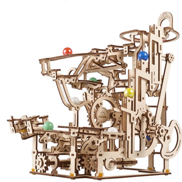 UGEARS Marble Luntiered Hoist 3D Wooden Puzzle for Adults -