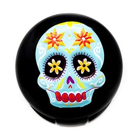 Bloody Mary's Sugar Skull White Heat Pressed Powder (Blue Sugar Skull)