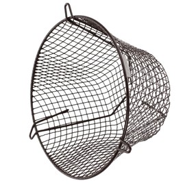 SPARES2GO Universal K3 Plastic Coated Terminal Guard Round Boiler Flue Cage (11'' / 280mm) Brown