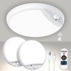 Rechargeable Motion Sensor Light with Remote,7.5inch 600LM 10000mAh Battery Powered