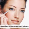 2 Pcs Eyeliner Sharpener,2 Holes Makeup Sharpener,Make up Pencil Sharpener,Eyebrow