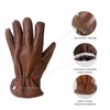 OLSON DEEPAK Leather Gardening Gloves for Women, Work Gloves, Cowhide