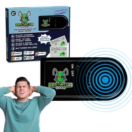 Gagster The Irritator 5000 - Hilarious Gag Gift, Noise Maker, Hidden Chirp & Meow Sounds, Funny Prank Device for Pranksters, Fake Cricket, Cat & Beeping Sound Toy, Ideal for Kids & Adults