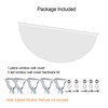 Polycarbonate Window Well Covers Outside, Basement Window Well Cover, Heavy