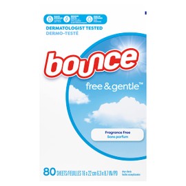 Bounce Free & Gentle Flexible Finisher Sheets, 80 Count