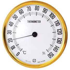 クレセル 乾式サウナ用温度計 壁掛け用 直径15cm SA－150