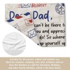 Craftique Fathers Day Dad Gifts from Daughter Son- Soft Letter