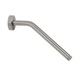 KAPHOME Shower Arm with Flange,11 Inch Stainless Steel Shower Extension Pipe,Wall Mounted Shower Extension Arm for Fixed Shower Head,Shower Head Arm for Fixed &Showerhead,Brushed Nickel,7Z2MK