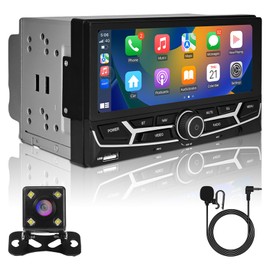 2024 Latest Original Car Style 6.9inch 2+32GB IPS Full Touch Screen Android Car Radio Audio Video Stereo Player for 2Din Raido Model with CarPlay Android Auto WiFi BT MirrorLink GPS Navigation