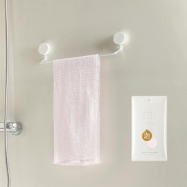 SHIMOYAMA Body Wash Towel, Exfoliating Shower Towel, Bath Loofah, Body Scrubber - Made in Japan (Pink)