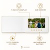 7 Inch Digital Wedding Video Album, Linen Hardcover Video Book