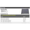 Cabin Air Filter - Carbon Activated - Compatible with 2014-2020