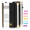 2pcs Libreta Pasta Dura, Cuaderno Profesional Libreta Negro
