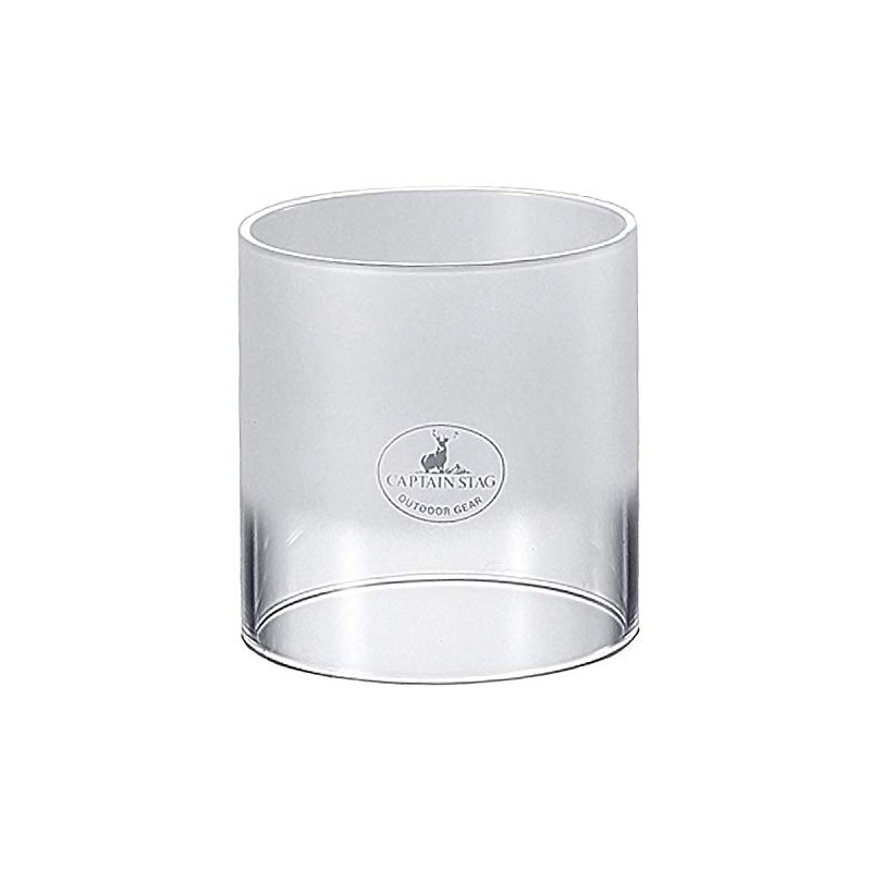 キャプテンスタッグ キャンプ 防災用 ライト 照明 ガス ランタン 用ホヤパーシャルフロスト MM-7924