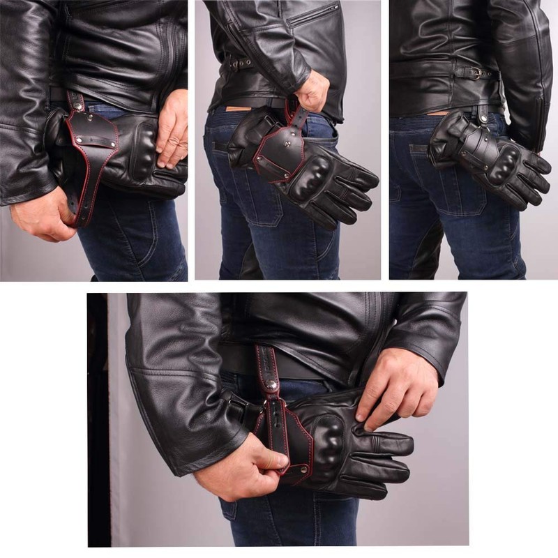 DEGNER K-64 Leather Glove Holder / Leather GLOVE HOLDER Tan