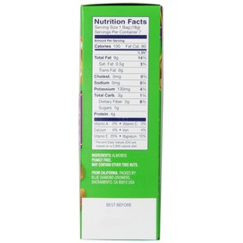 Blue Diamond Almonds, Raw Whole Natural, 100 Calorie Pack, 7 Count