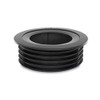 PipeSnug - Soil Pipe Collar and Seal, Black 110mm (4")