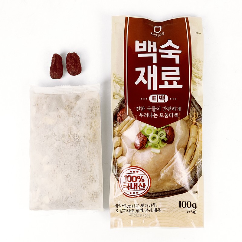 Natural Samgyetang Breast Soup Ingredients 7 Types Tea Bags, 100g,