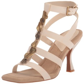 Franco Sarto Womens L-Rine Sandal Cream 10 M