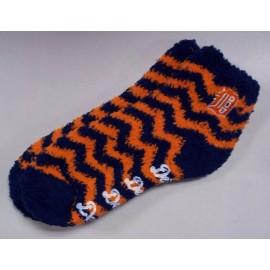 For Bare Feet Detroit Tigers Women's Sleep Soft Socks Medium Size 6 to 11