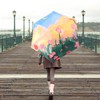 Sun Umbrella Compact Umbrella 5 Level Foldable 6 Ribs Multiuse